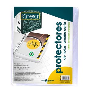 Protector De Hojas Kinera Bolsa Con 25 Pzas 302.350