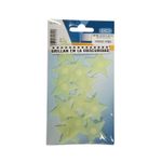 ETIQUETA DECO LINE ESTRELLAS FOSFORESCENTES