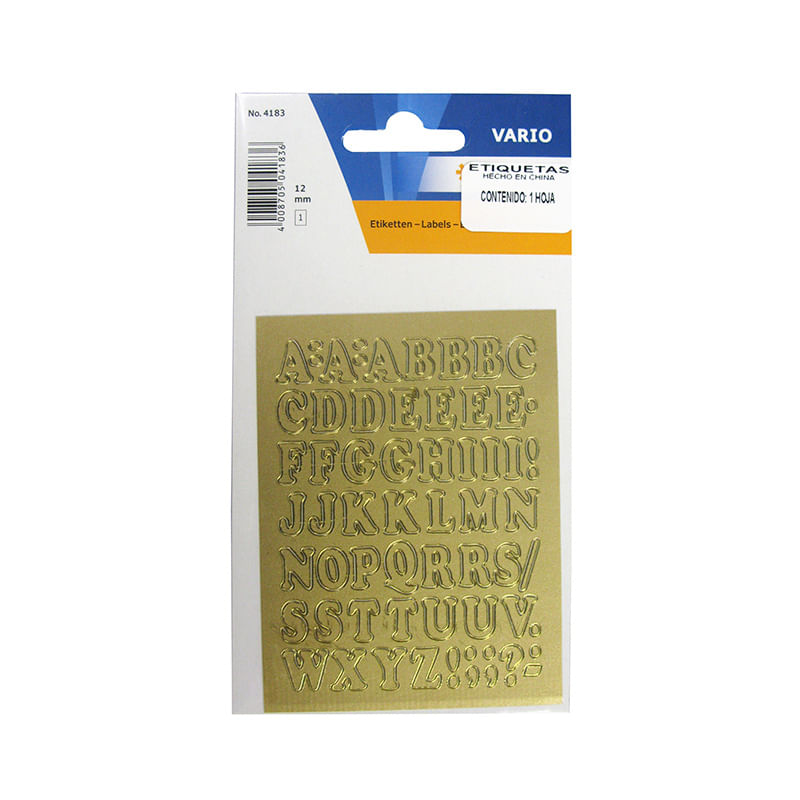 ETIQUETA DECO LINE LETRAS