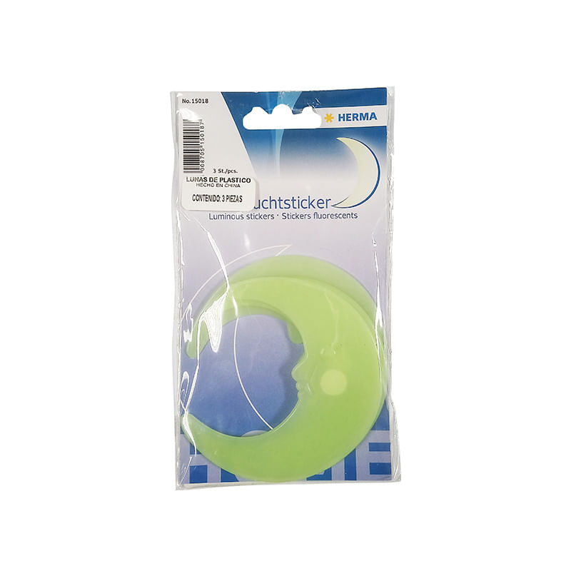 ETIQUETA DECO LINE LUNAS FOSFORESCENTES