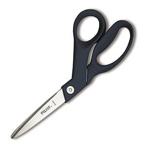 TIJERA METAL PLASTICO 8" ACERO INOXIDAB