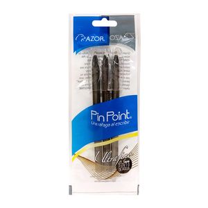 Boligrafo Ultrafino Blister Con 3 Pzas Color Negro 301.6843Ne
