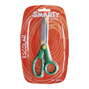 TIJERA METAL PLASTICO ESCOLAR ROMA 5" BLT