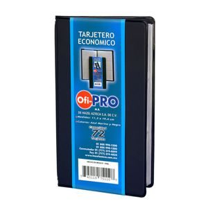 Tarjetero Para 72 Tarjetas Negro 751-10