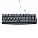 TECLADO ALAMBRICO VERBATIM NEGRO USB