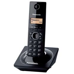 TELEFONO INALAMBRICO PANASONIC DECT 60 CON IDENTIFICADOR, FLASH, RADIAL, NEGRO