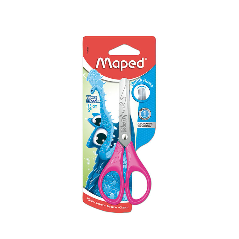 TIJERA METAL PLASTICO 5" PUNTA ROMA ESSENTIALS