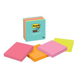 Notas Adhesivas 3X3 Miami Pastel C/6 Colores C/65 Hojas C/Color Mc900174657