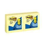 NOTAS ADHESIVAS 3x3 POP UP AMARILLO C/100H PAQUETE CON 6