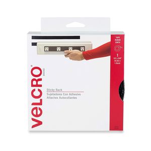 Velcro Cinta Adhesiva 4.5M X1.9Cm Negra 1 Rollo 90276