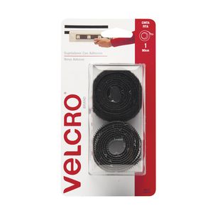 Velcro Cinta Adhesiva 90X1.9Cm Negra C/1 Pza 80018