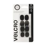 VELCRO OVALO ADHESIVO 25x19CM NEGRO C/6 PZAS