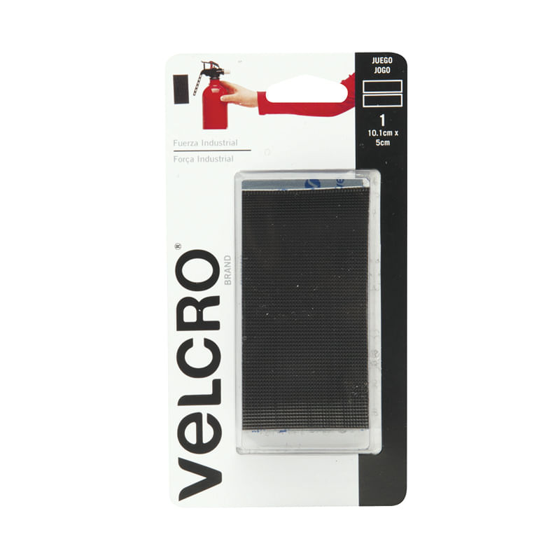VELCRO TIRA ADHESIVA 101X5CM NEGRA C/1 PZA