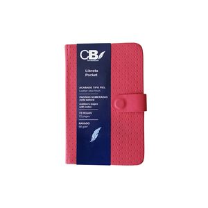 Libreta Pocket Rayas 72H Con Broche Colores Surtidos Cbi-Lptb15
