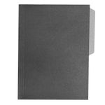 FOLDER BITONO CARTA NEGRO EJECUTIVO C/5PZAS