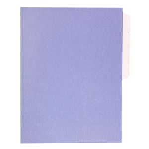 Folder Bitono Carta Lavanda Lite C/5Pzas C0005 1/2 Lav