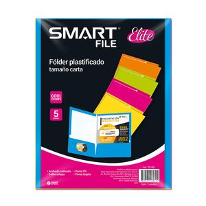 Folder Carta Ejecutivo Cool Colors Colores Surtidos Con 5Pzas 23160