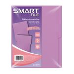 FOLDER CARTA LILA C/5PZAS