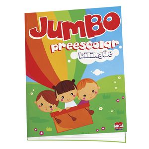 Libro Colorear Jumbo Preescolar Bilingue 6782