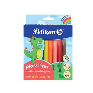 Plastilina Con 10 Barras Colores Surtidos Pelikan 06700000