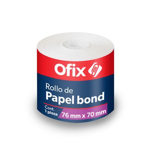 Rollo Papel Bond Ofix 76Mm X 70Mm (35 Mts) B7670Ofix