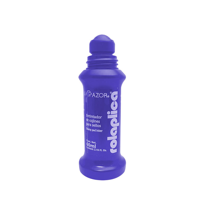 TINTA PARA SELLO ROLAPLICA 60ML AZUL