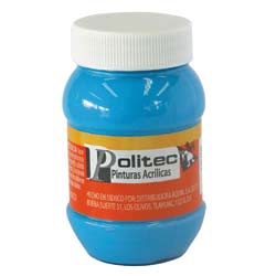 PINTURA ACRILICA POLITEC 100ML AZUL CELES