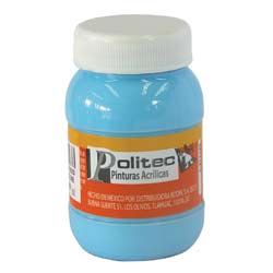 PINTURA ACRILICA POLITEC 100ML AZUL PASTEL
