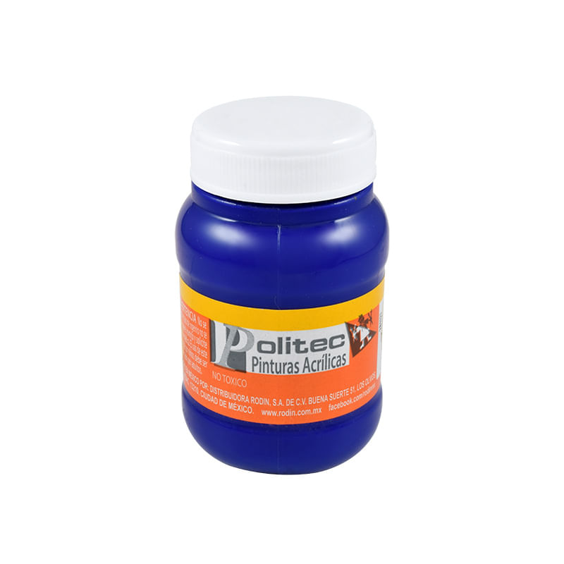PINTURA ACRILICA POLITEC 100ML AZUL COBALTO