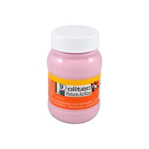 Pintura Acrilica Politec 100Ml Carmin Claro 14238