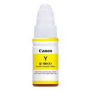 Botella De Tinta Canon Gi 190Y Amarillo 0670C001Ab