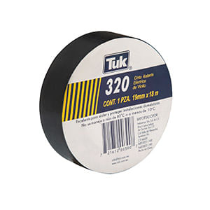 CINTA AISLANTE ELECTRICO NEGRO 19X19M VINILO