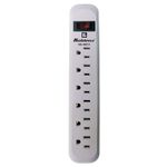 SUPRESOR DE PICOS SS-460-C, 460 JOULES, 6 CONTACTOS, BLANCO