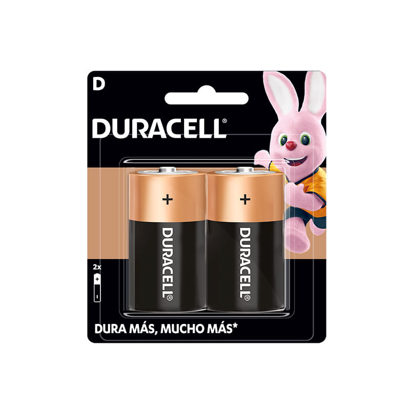 PILA D DURACELL BLISTER DE 2 PILAS