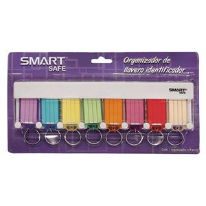 Organizador De Llavero Identificador C/8 Llaveros 30156