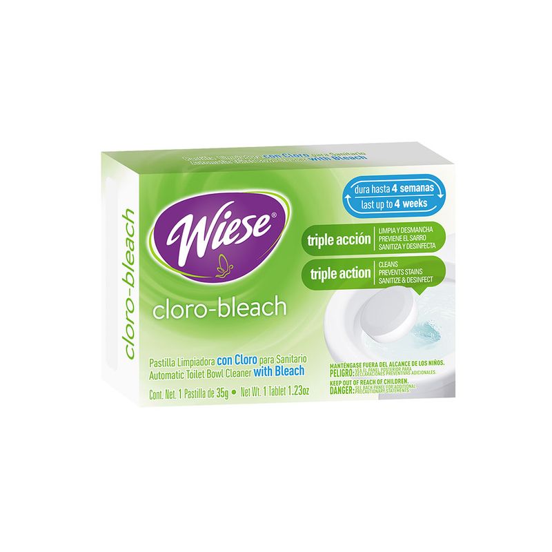 PASTILLA DE CLORO PARA SANITARIO WIESE 35GR
