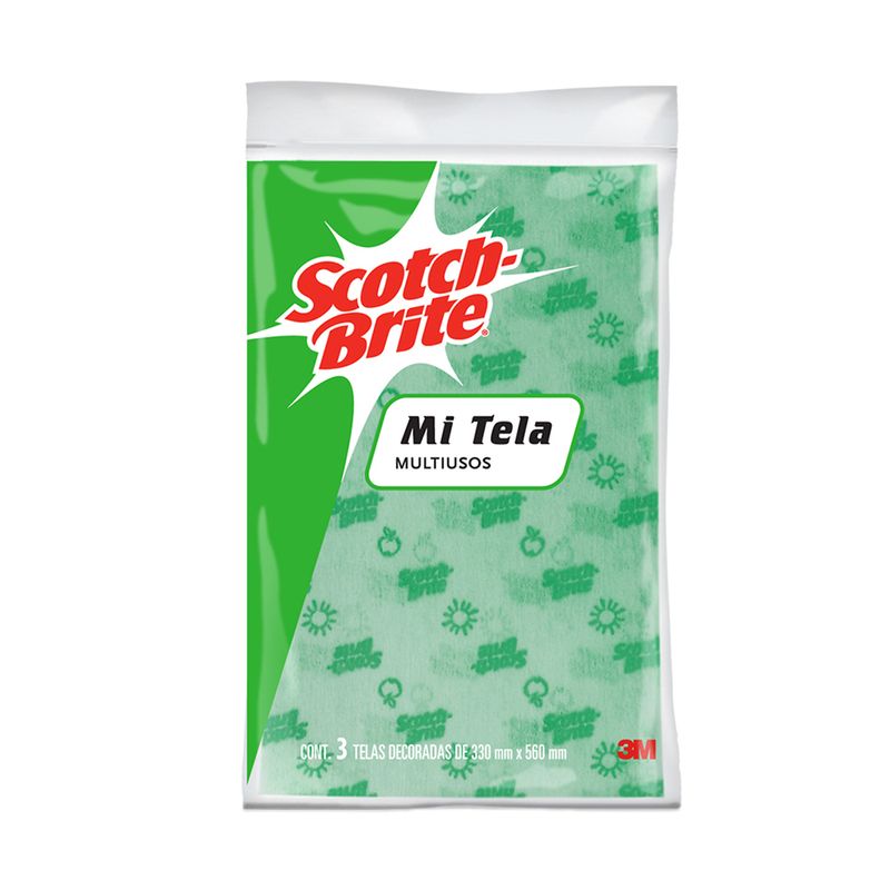 TELA MULTIUSOS CON 3 SCOTCH BRITE