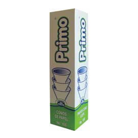 VASO CONICO DE PAPEL STANDARD C/250PZAS #106