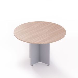 Mesa Para Junta Circular 1.20 Mt Roble/Gris Gc8Mci120*Jo