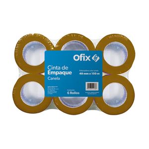 Cinta Empaque Canela 48X150M Ofix Con 6 0664815700Ofix