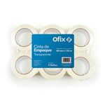 CINTA EMPAQUE TRANSP OFIX CON 6 48X150MTS