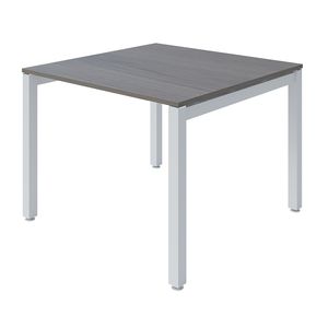 Mesa De Juntas Cuadrada 100Cm Ceniza Con Blanco G15Mcu100100* Lib