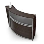 MODULO DE RECEPCION PRINCIPAL C/ POLICARBONATO EXTEND WENGUE