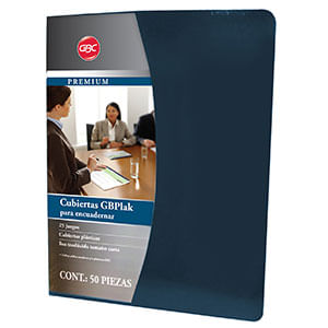 Cubierta Plastica Carta Azul Obs 25 Juegos Gbplak P3541