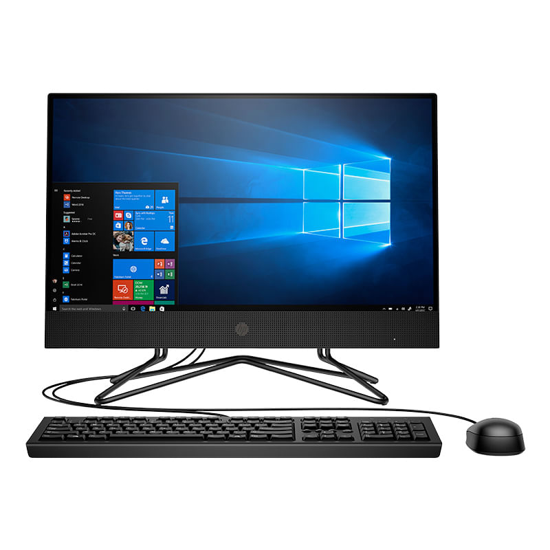 COMPUTADORA ALL IN ONE HP 200 G4  CORE I3-10110U 4GB 1TB DVD  215" WIN10HOME