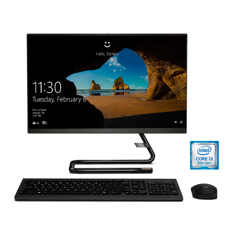 COMPUTADORA ALL IN ONE IDEACENTRE A340-22IWL 215" CORE i3-8145U, 4GB ,1TB WIN10 HOME