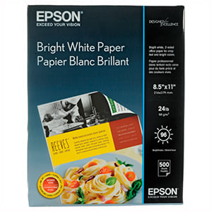 PAPEL BRILLANTE BLANCO PREMIUM CARTA 85"X11" C/500 HJS