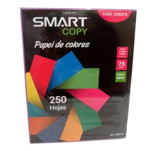 Papel Carta Neon Colores Surtidos 37K C/250Hjs 60214