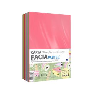 Papel Carta Pastel 10Cols Surtidos 37K C/500Hjs E8039075011E3Ie