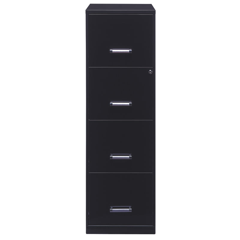 ARCHIVERO METAL 4 GAV 18" NEGRO CARTA
